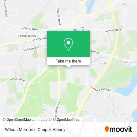 Wilson Memorial Chapel map