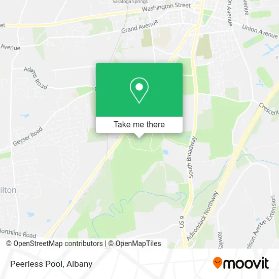 Peerless Pool map
