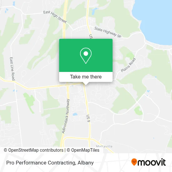 Pro Performance Contracting map