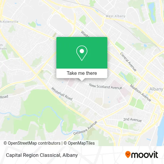 Capital Region Classical map