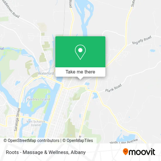 Roots - Massage & Wellness map