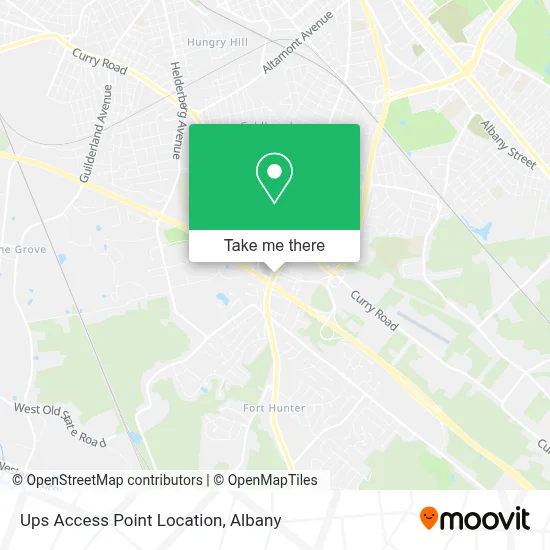 Ups Access Point Location map