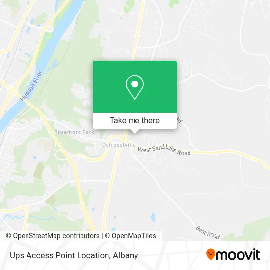 Ups Access Point Location map