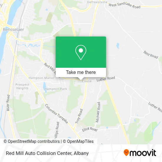 Red Mill Auto Collision Center map