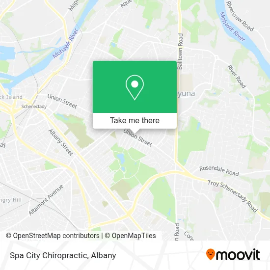 Spa City Chiropractic map
