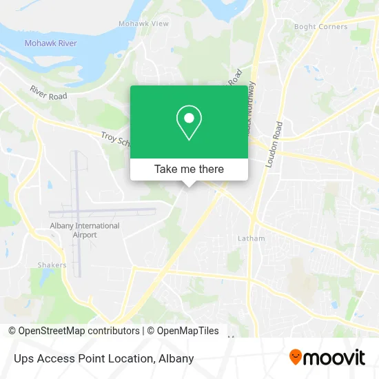 Ups Access Point Location map
