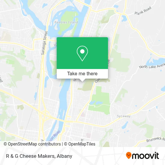 R & G Cheese Makers map