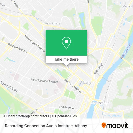 Recording Connection Audio Institute map