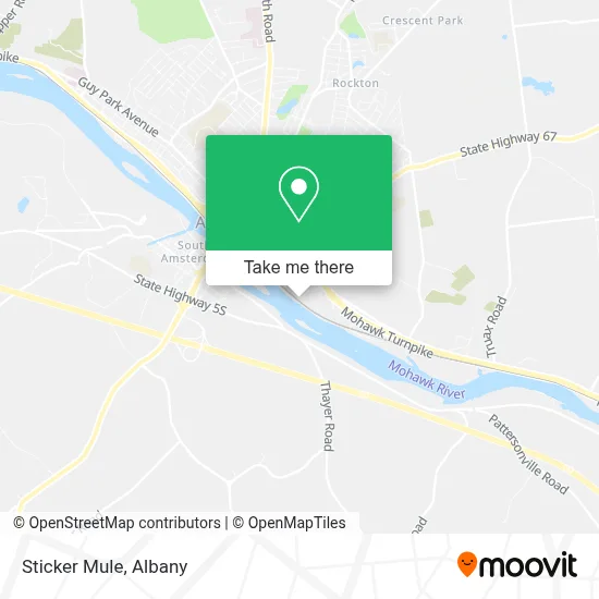 Sticker Mule map