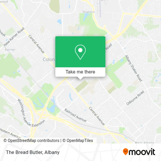 The Bread Butler map