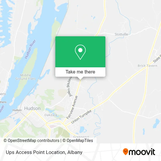Ups Access Point Location map
