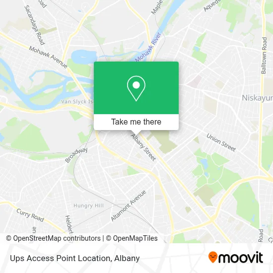 Ups Access Point Location map