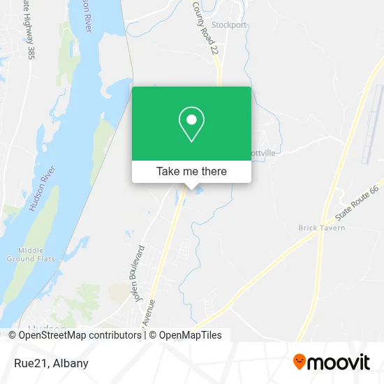 Rue21 map