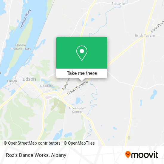 Roz's Dance Works map