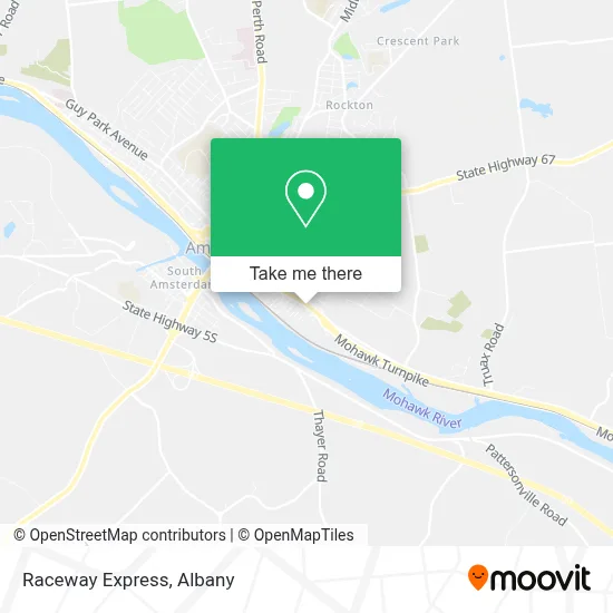 Mapa de Raceway Express