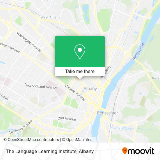 The Language Learning Institute map