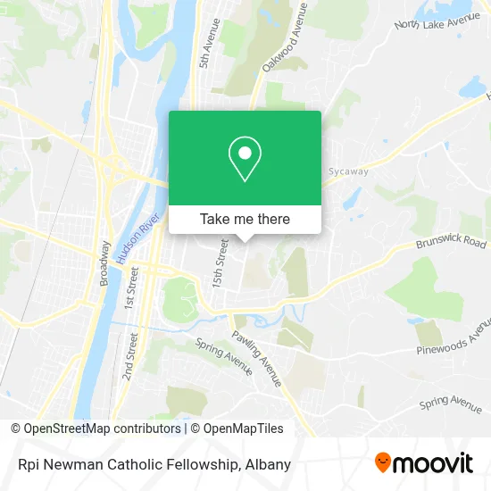 Rpi Newman Catholic Fellowship map