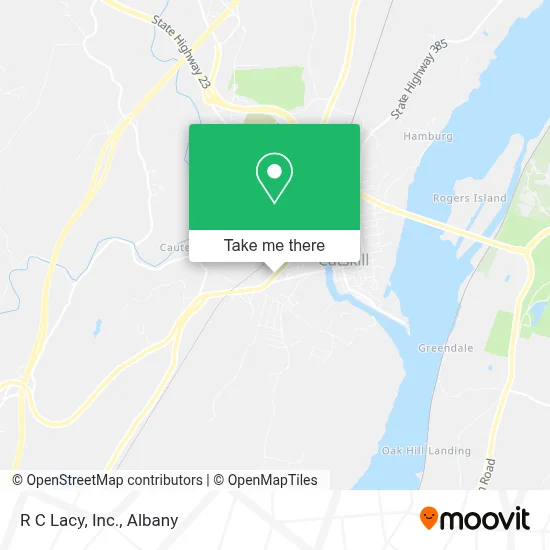 R C Lacy, Inc. map