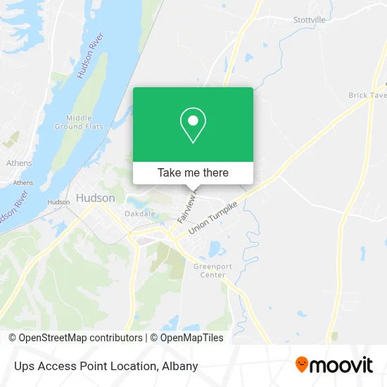 Ups Access Point Location map