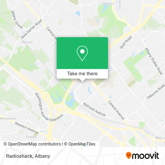 Radioshack map