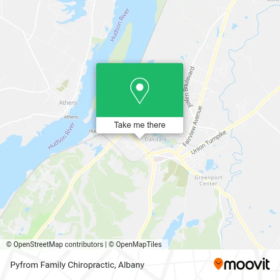 Pyfrom Family Chiropractic map