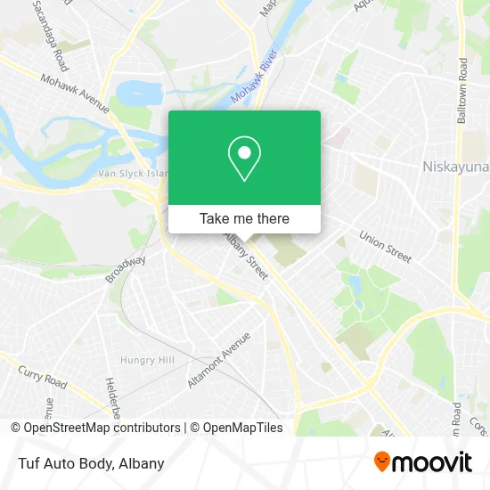 Tuf Auto Body map