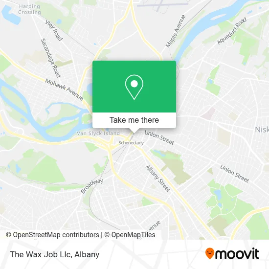 The Wax Job Llc map