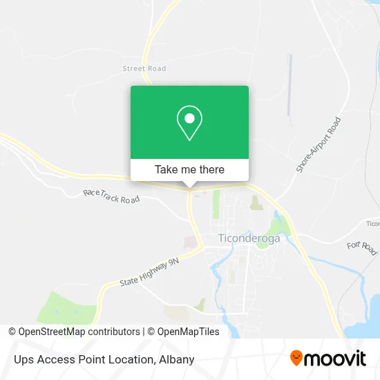 Ups Access Point Location map