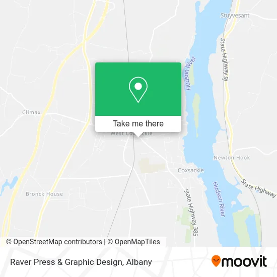 Mapa de Raver Press & Graphic Design