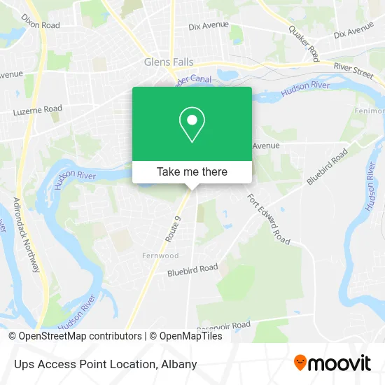 Ups Access Point Location map