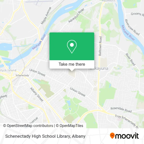 Schenectady High School Library map
