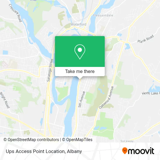 Ups Access Point Location map