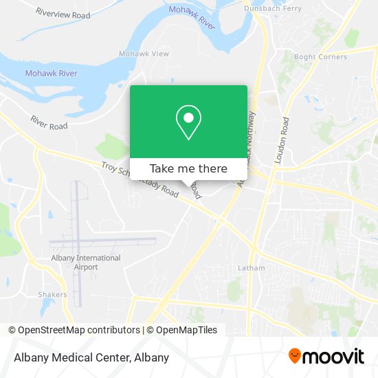Albany Medical Center map