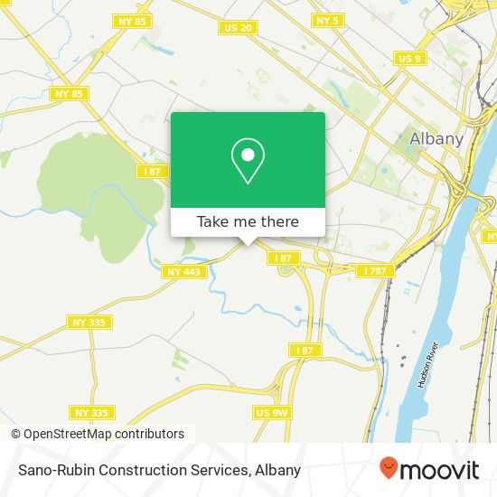 Sano-Rubin Construction Services map