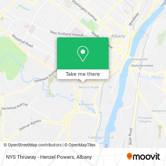 Mapa de NYS Thruway - Henzel Powers