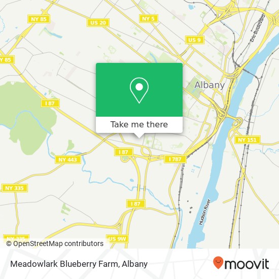 Meadowlark  Blueberry Farm map