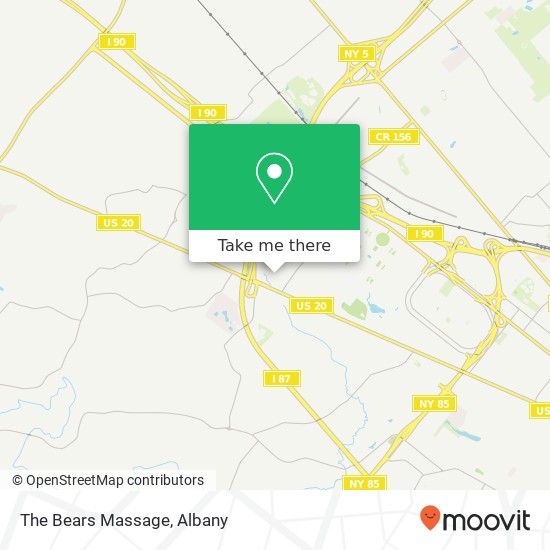 Mapa de The Bears Massage