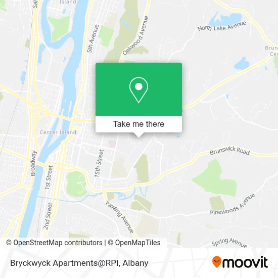 Bryckwyck Apartments@RPI map