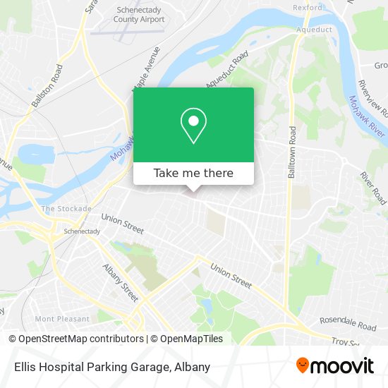 Ellis Hospital Parking Garage map