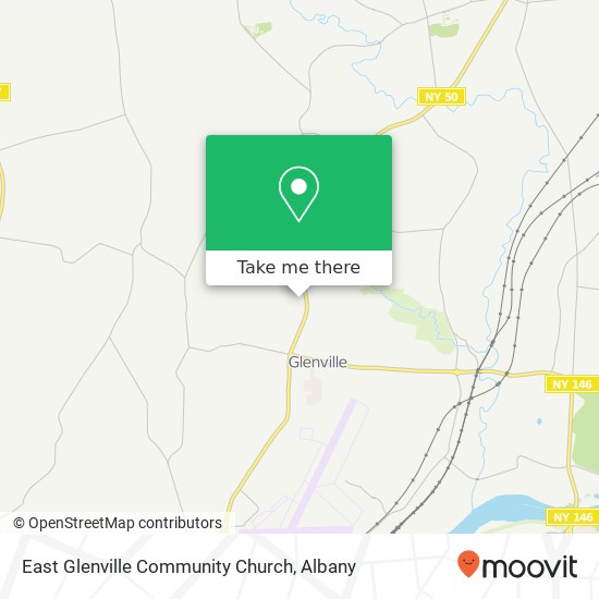 East Glenville Community Church map