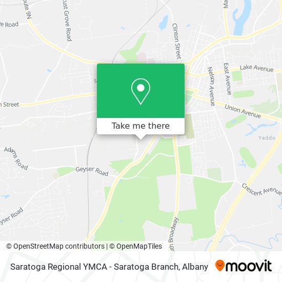 Saratoga Regional YMCA - Saratoga Branch map