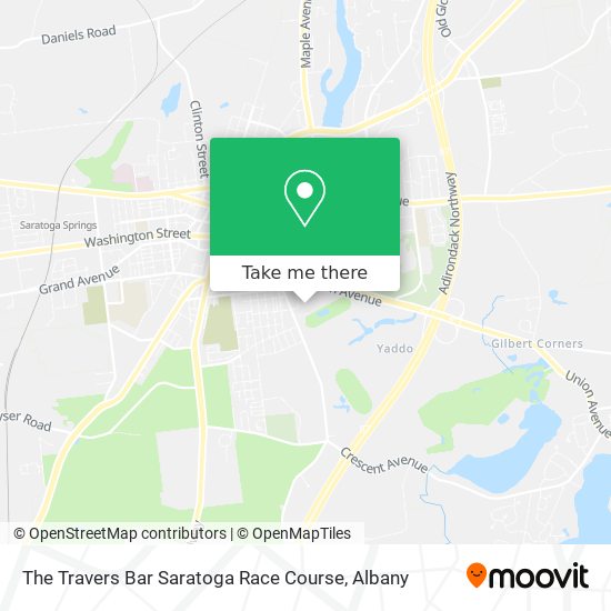 Mapa de The Travers Bar Saratoga Race Course