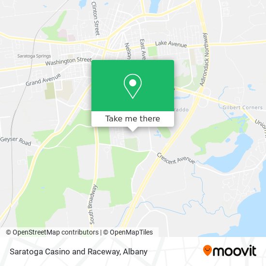 Mapa de Saratoga Casino and Raceway