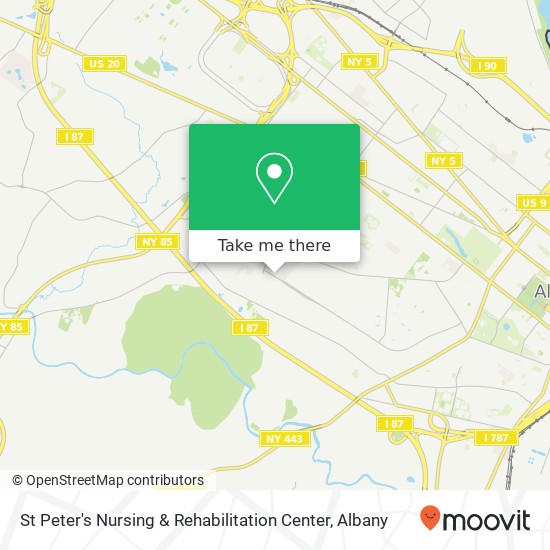 Mapa de St Peter's Nursing & Rehabilitation Center