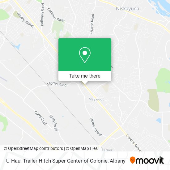 Mapa de U-Haul Trailer Hitch Super Center of Colonie