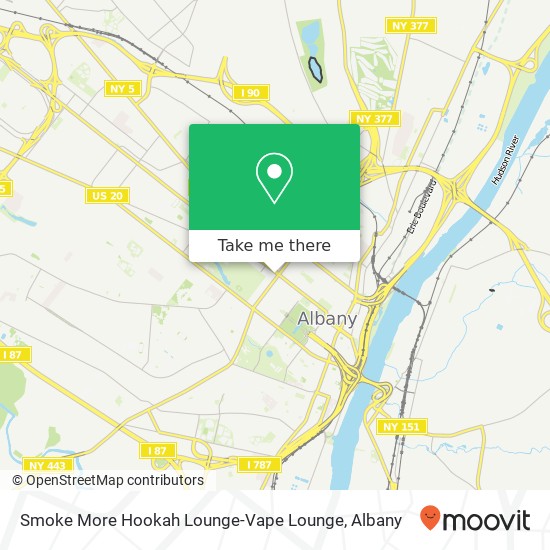 Smoke More Hookah Lounge-Vape Lounge, 204 Washington Ave Albany, NY 12210 map