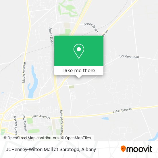 JCPenney-Wilton Mall at Saratoga map