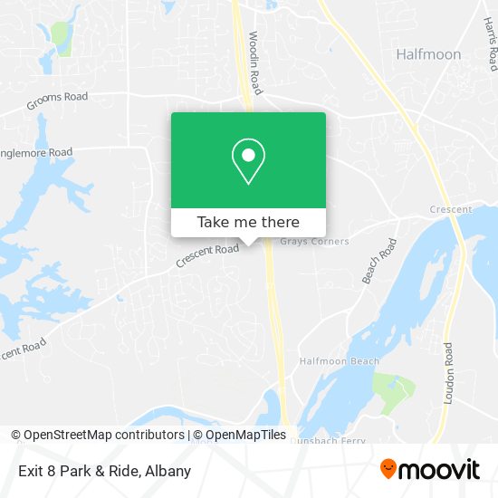 Mapa de Exit 8 Park & Ride