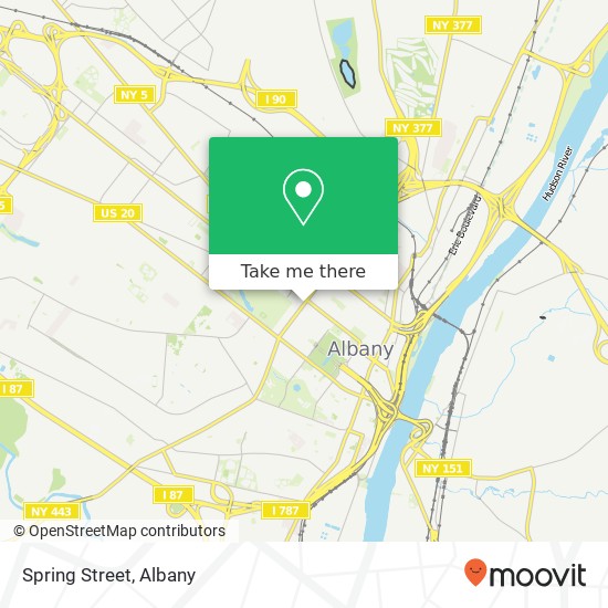 Spring Street map