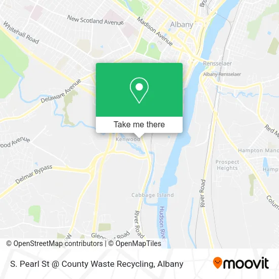Mapa de S. Pearl St @ County Waste Recycling